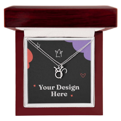 18K Gold Zodiac Necklace – Elegant Horoscope Jewelry Gift for Her