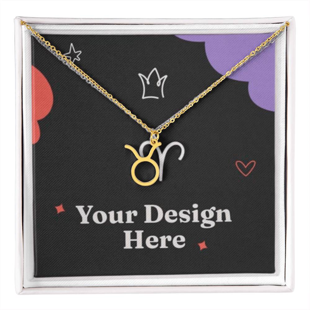 18K Gold Zodiac Necklace – Elegant Horoscope Jewelry Gift for Her