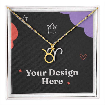 18K Gold Zodiac Necklace – Elegant Horoscope Jewelry Gift for Her