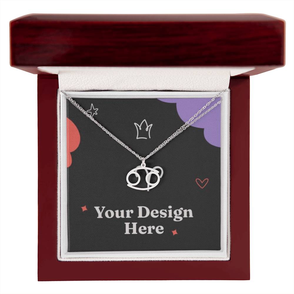 18K Gold Zodiac Necklace – Elegant Horoscope Jewelry Gift for Her