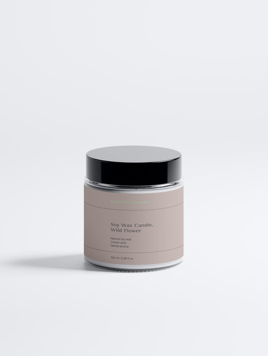 Soy Wax Candle, Wild Flower